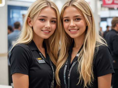 莫斯科展台译员